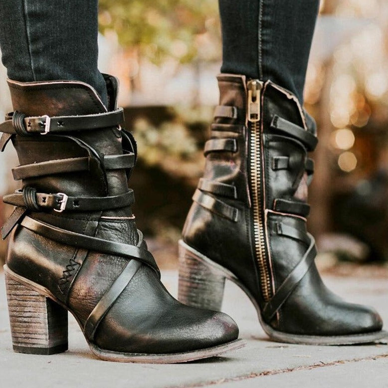 Knöchelhohe Damenstiefelette - Lenia