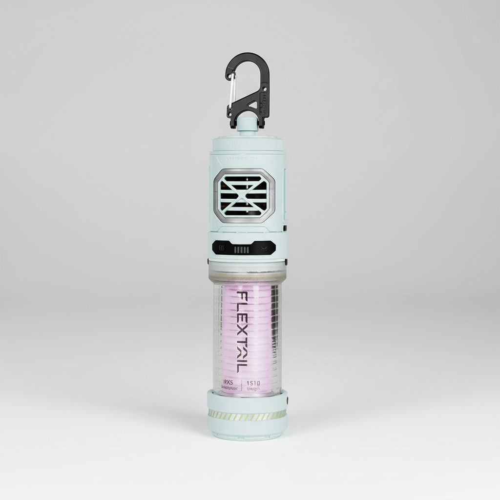 Kompakte 2 In 1 Campinglampe - RepelLight