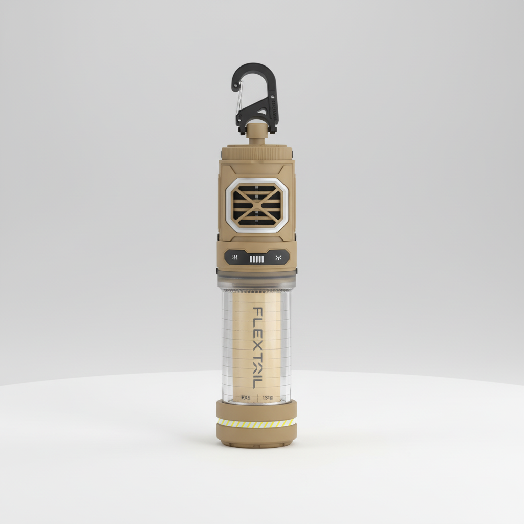 Kompakte 2 In 1 Campinglampe - RepelLight