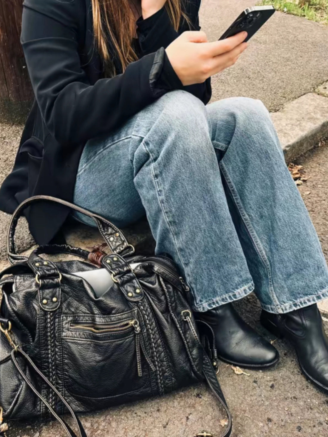Kompakte Schultertasche Mit Zip - Laureen