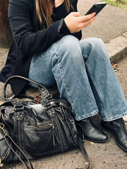 Kompakte Schultertasche Mit Zip - Laureen