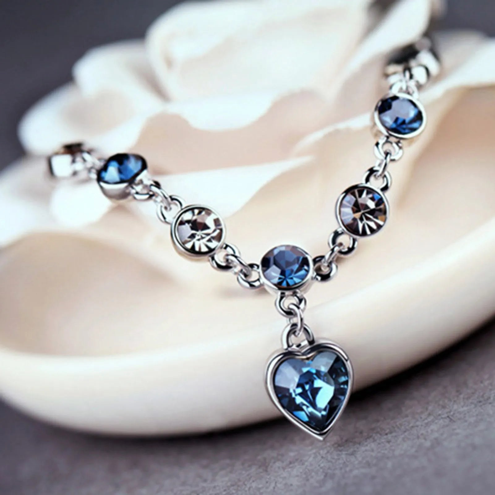 Kristallarmband Mit Herz - OceanHeart 