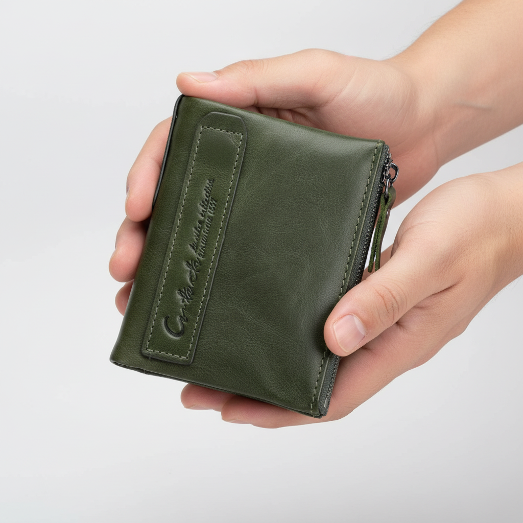 Krótki Portfel Skórzany - StylishWallet
