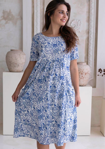 Kurzarm Sommerkleid Mit Taschen - Colleen