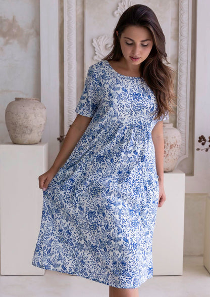 Kurzarm Sommerkleid Mit Taschen - Colleen