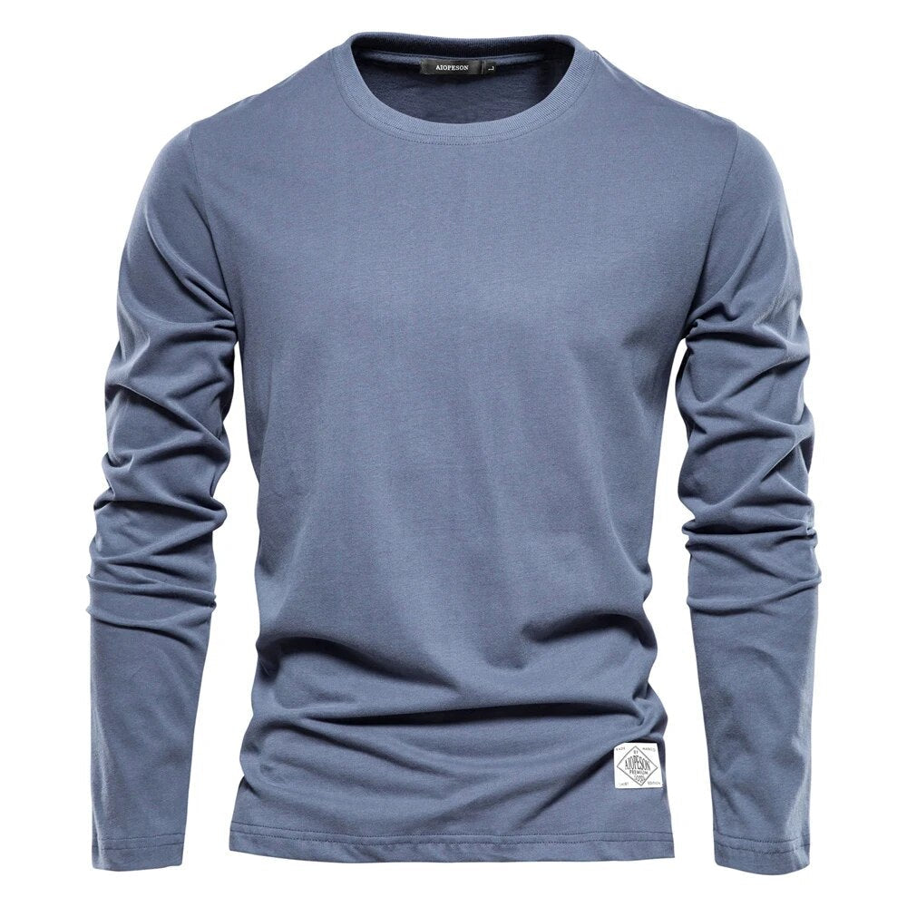 Klassisches Herren Langärmeliges Baumwollshirt – Joris