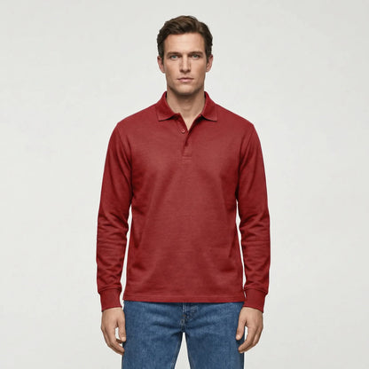 Langarm Polo Shirt Stil - Ilias