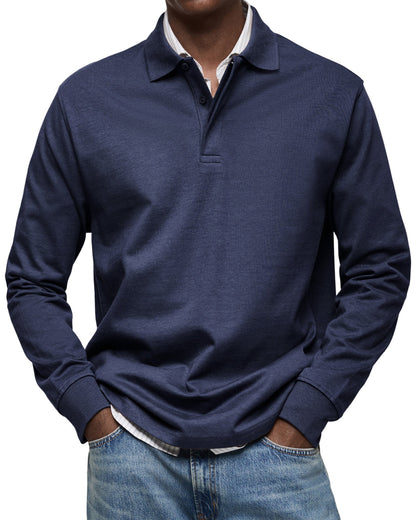 Langarm Polo Shirt Stil - Ilias