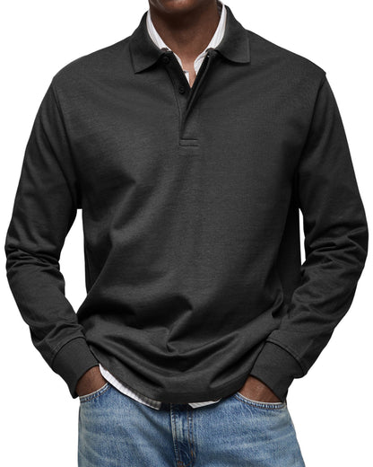 Langarm Polo Shirt Stil - Ilias