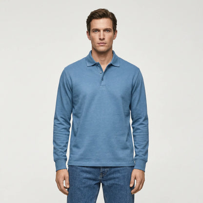 Langarm Polo Shirt Stil - Ilias