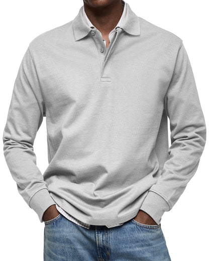Langarm Polo Shirt Stil - Ilias