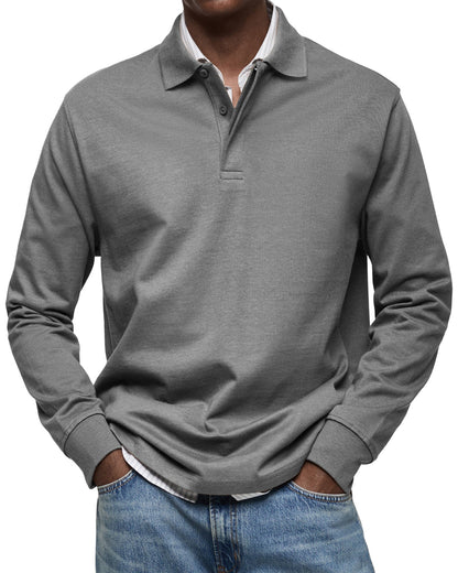 Langarm Polo Shirt Stil - Ilias