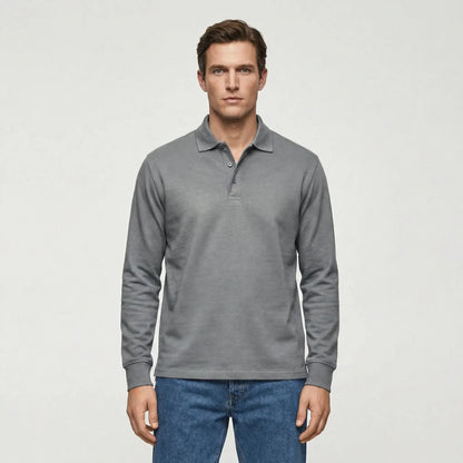 Langarm Polo Shirt Stil - Ilias
