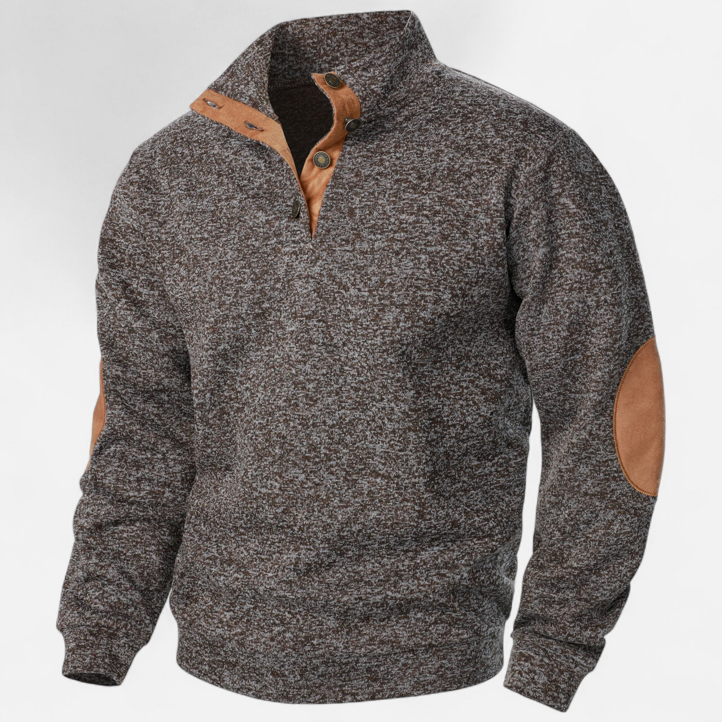 Langarm Pullover Mit Stehkragen - Eddy