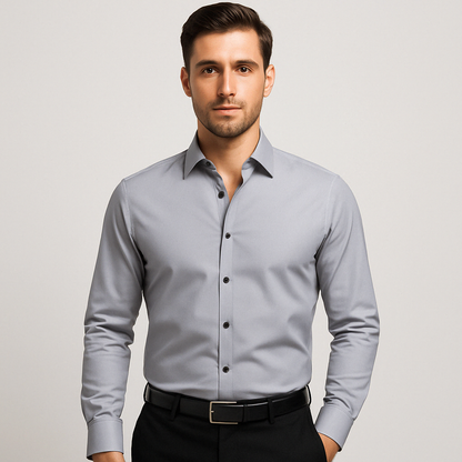 Langarm Slim Fit Hemd - Kian