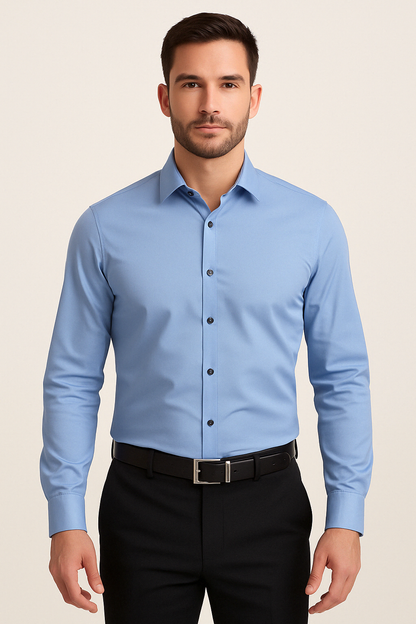 Langarm Slim Fit Hemd - Kian