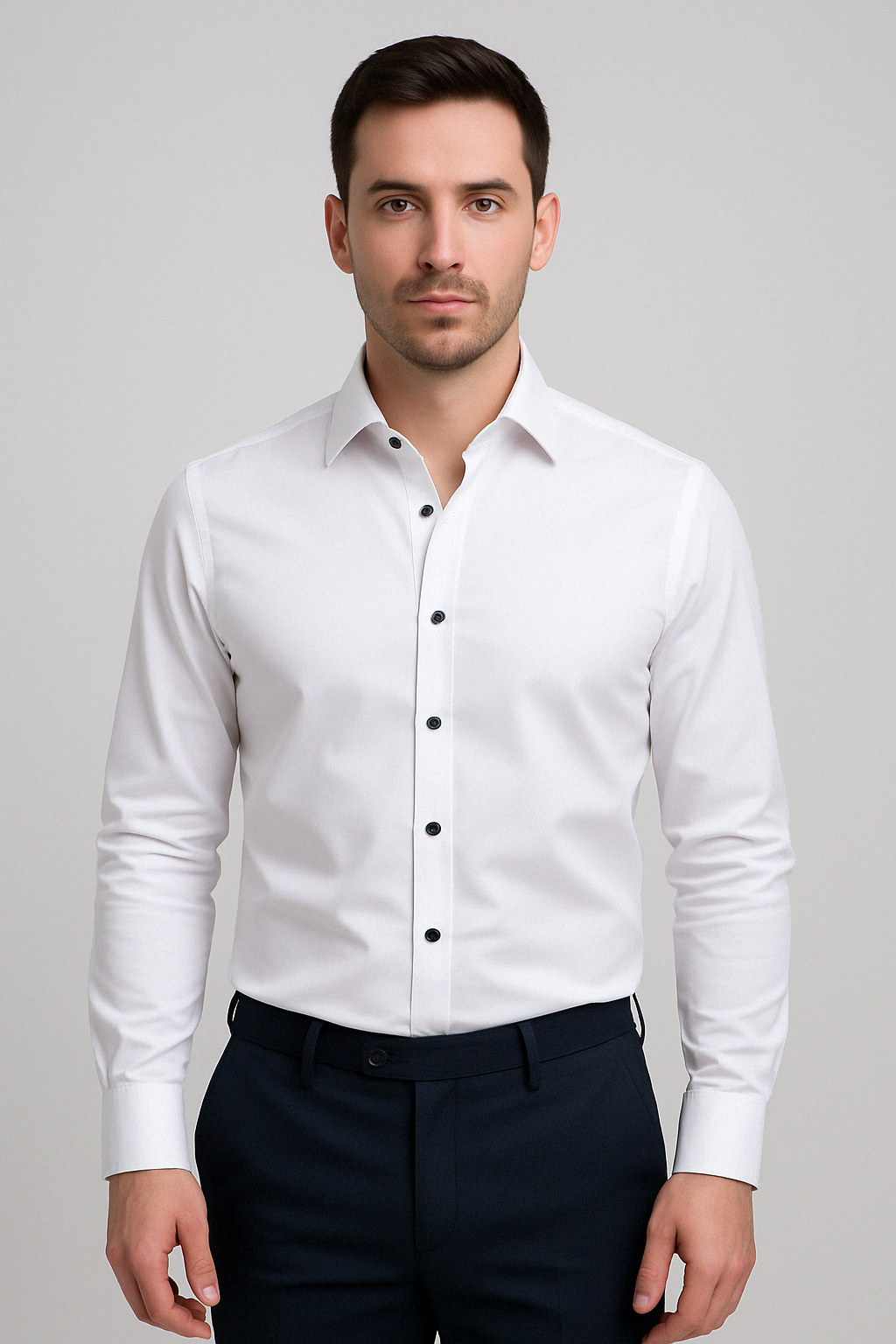 Langarm Slim Fit Hemd - Kian