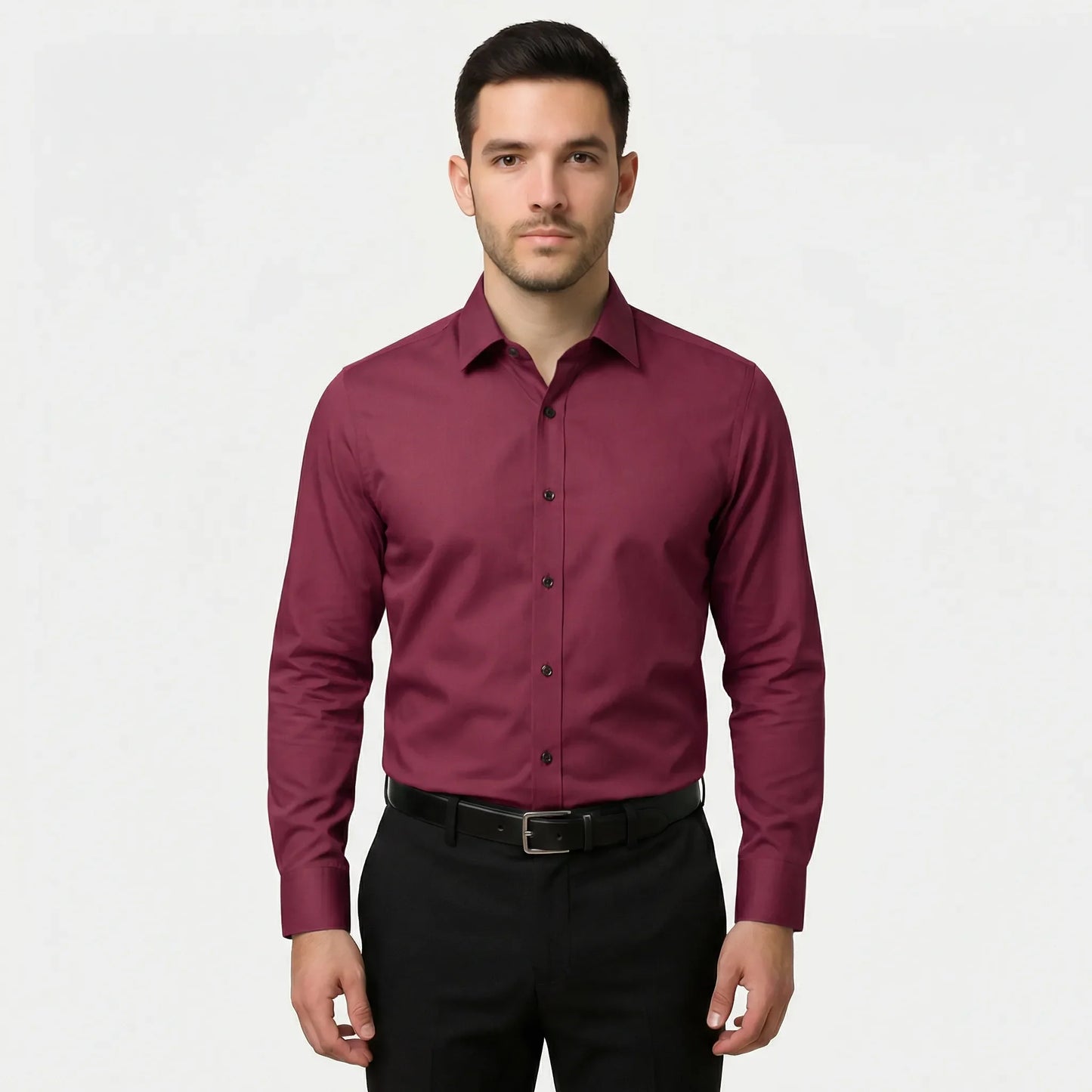 Langarm Slim Fit Hemd - Kian