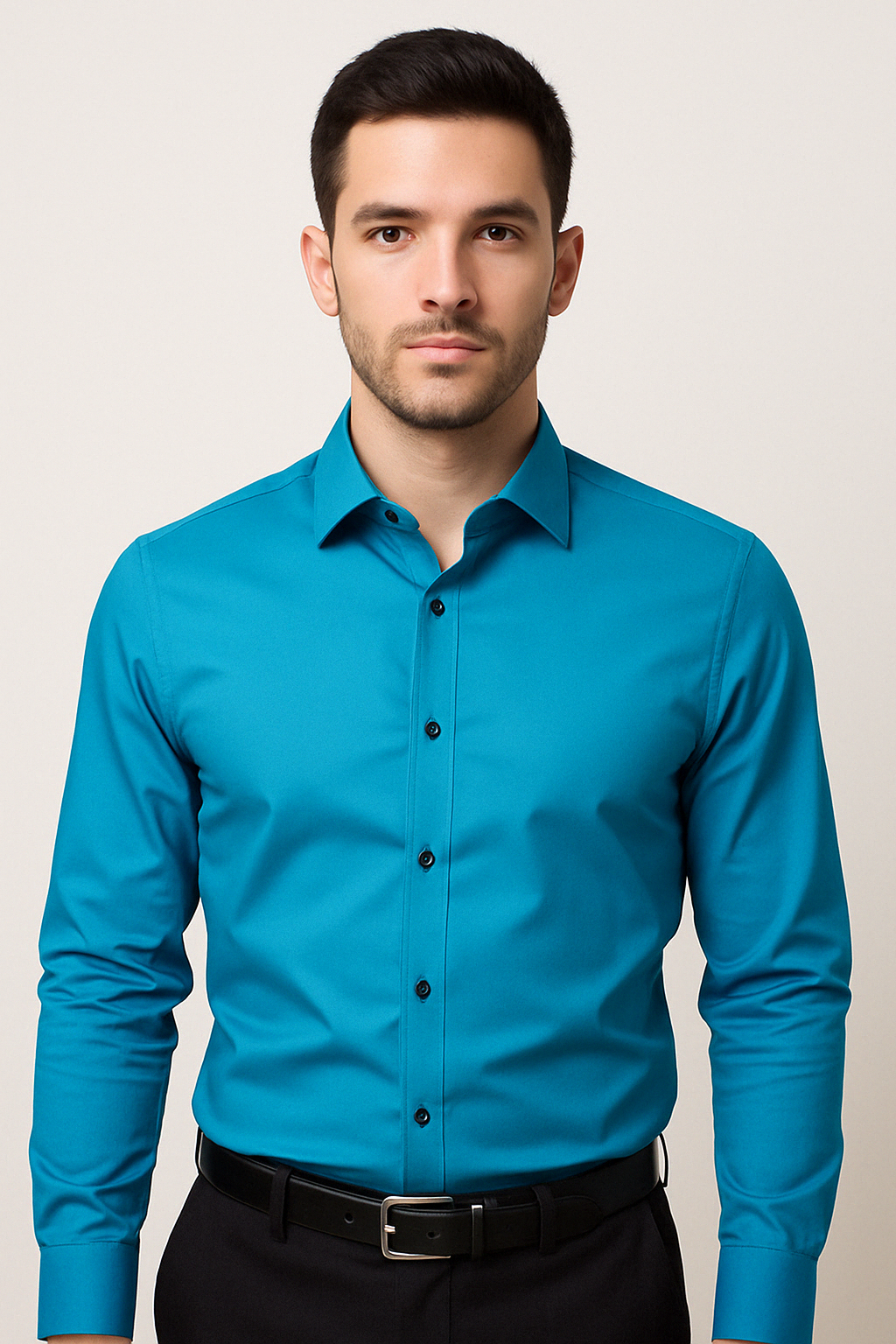 Langarm Slim Fit Hemd - Kian
