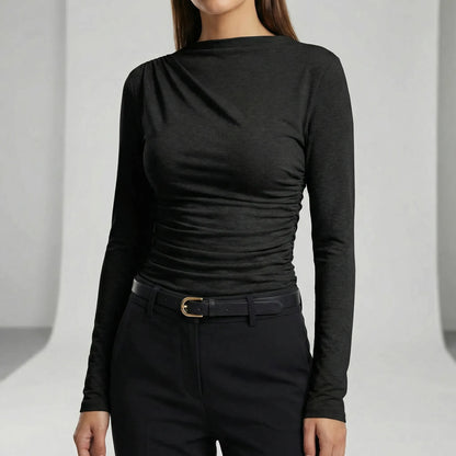 Langarmshirt Mit Raffdetail - Anastasia