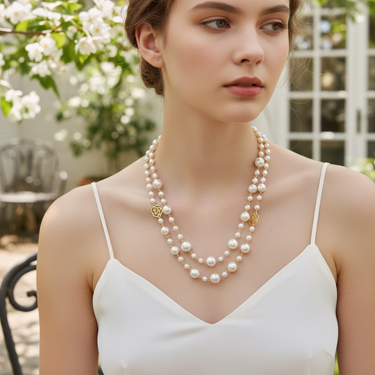 Lange Perlenkette - LuxuryPearls 