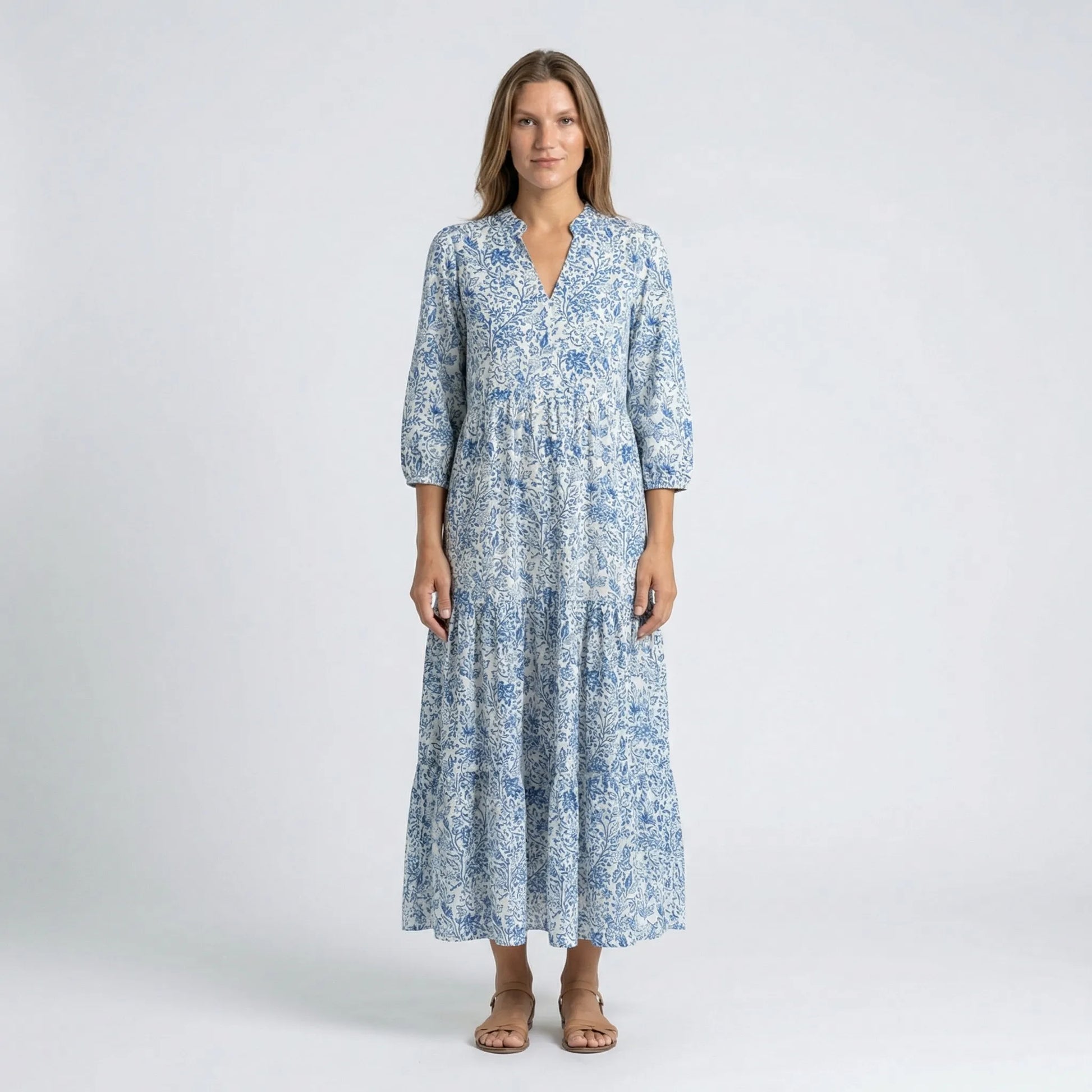 Langes Gestuftes Maxikleid - Kimberley
