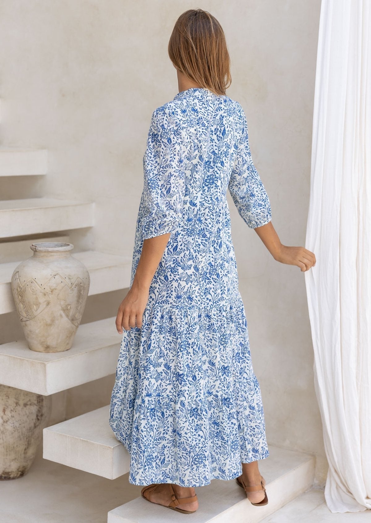 Langes Gestuftes Maxikleid - Kimberley