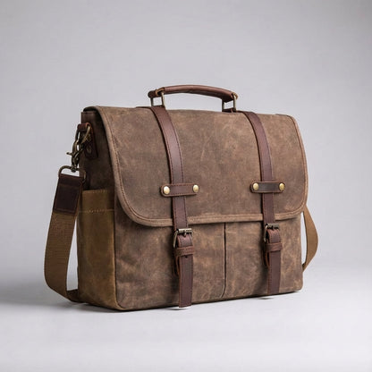 Leren Schouder Messenger Tas - MetroSatchel