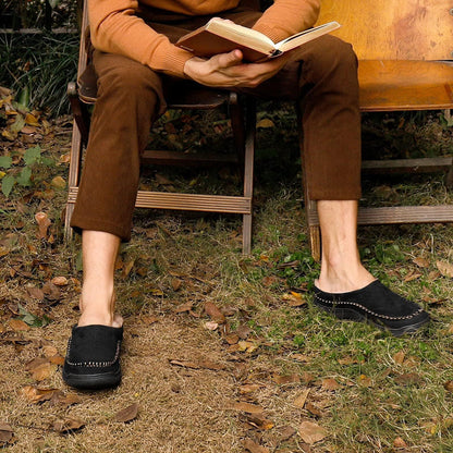 Lined Men's Slipper With A Sturdy Sole - Benjamin