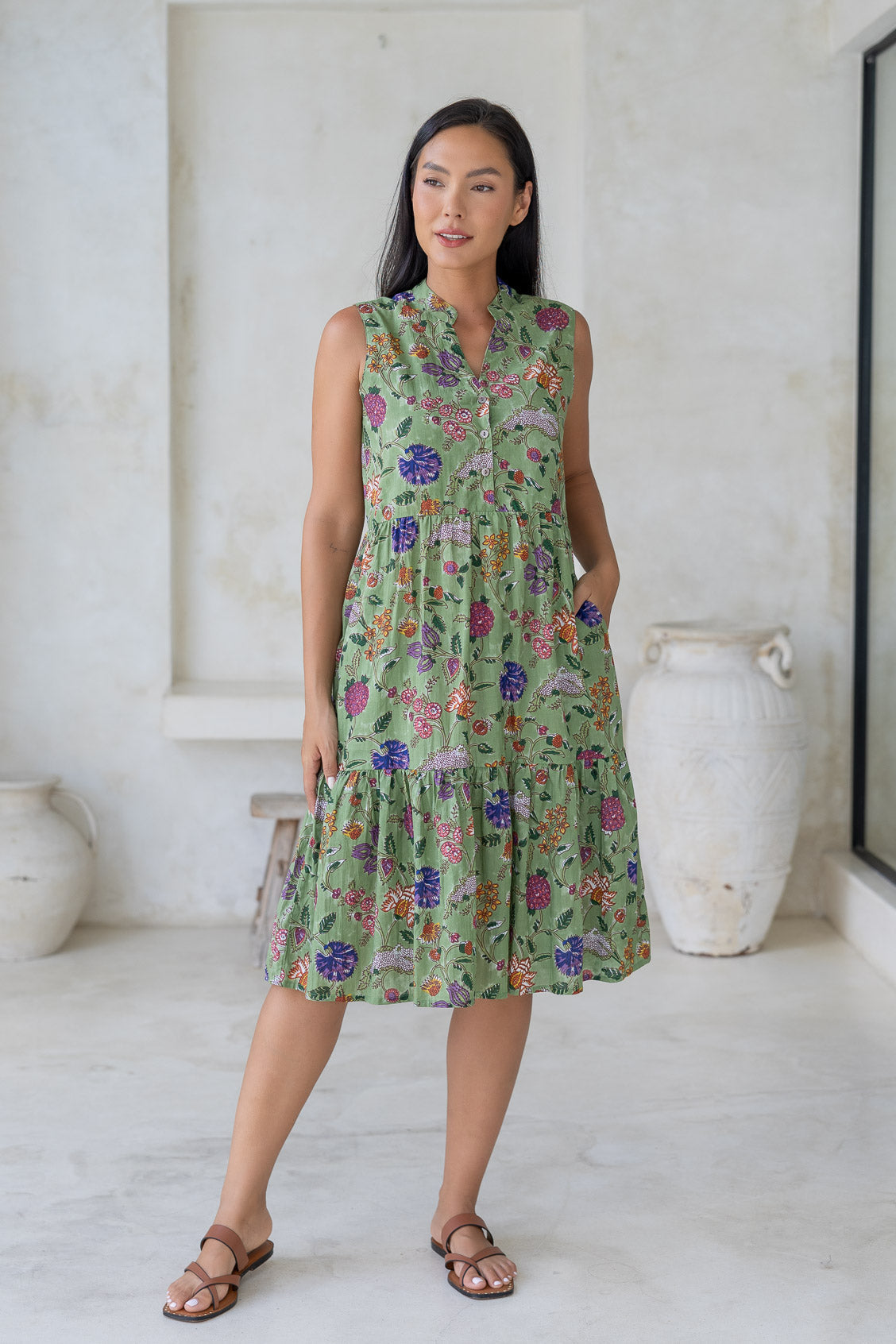 Locker Fallendes Freizeitkleid - Sanja