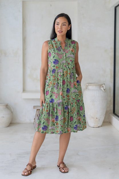 Locker Fallendes Freizeitkleid - Sanja