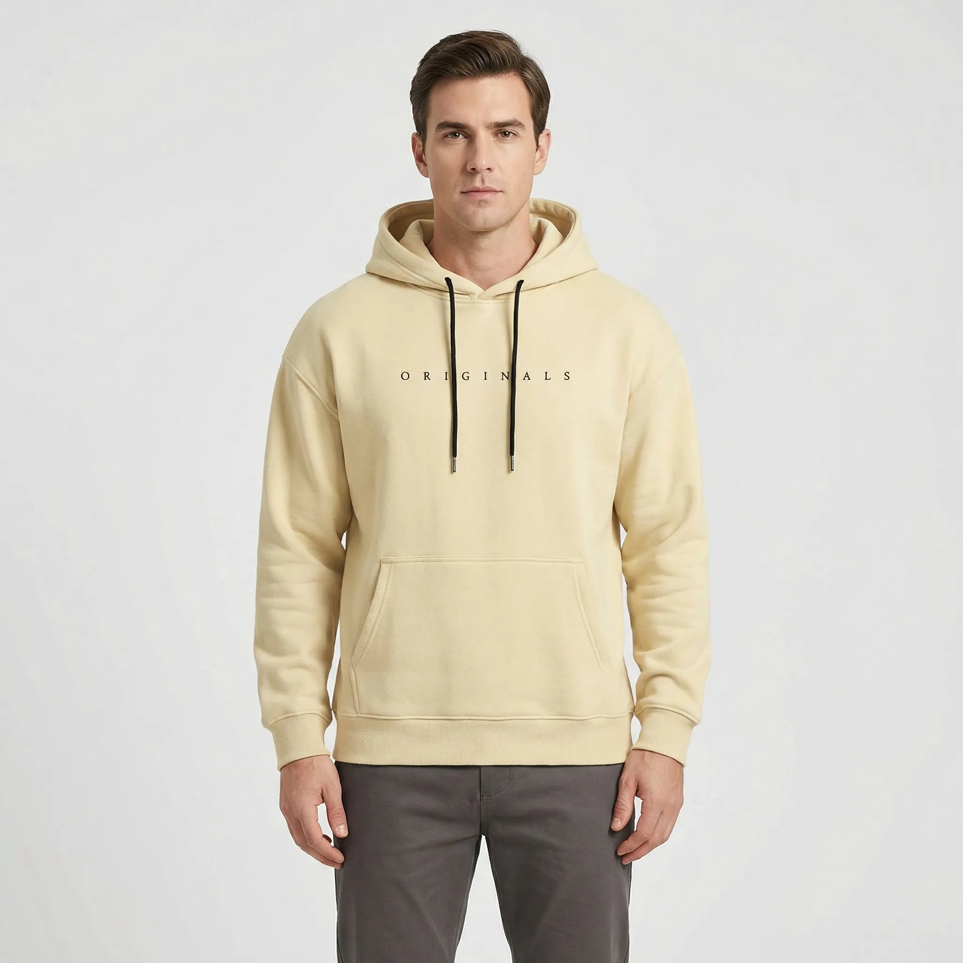 Locker Geschnittener Kapuzenpullover - Jesper