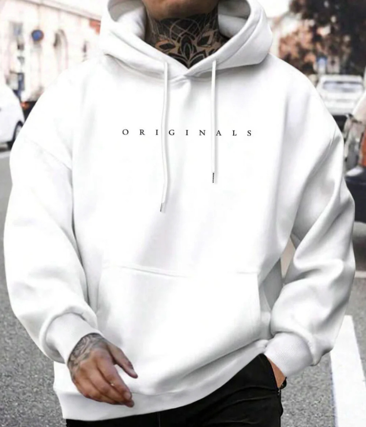 Locker Geschnittener Kapuzenpullover - Jesper
