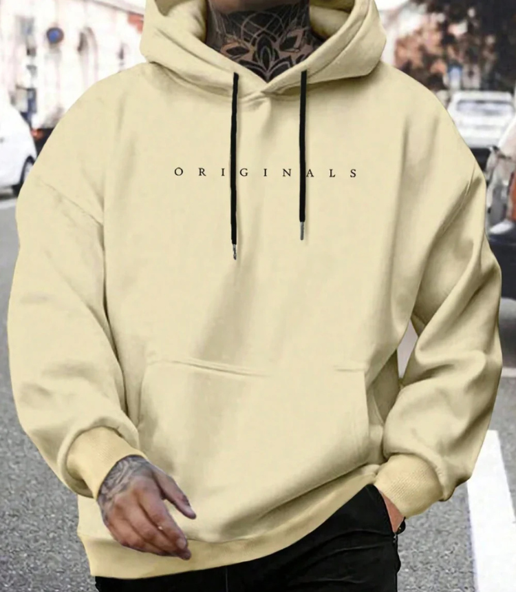 Locker Geschnittener Kapuzenpullover - Jesper