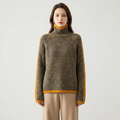Locker Geschnittener Rollkragenpullover - Ayleen