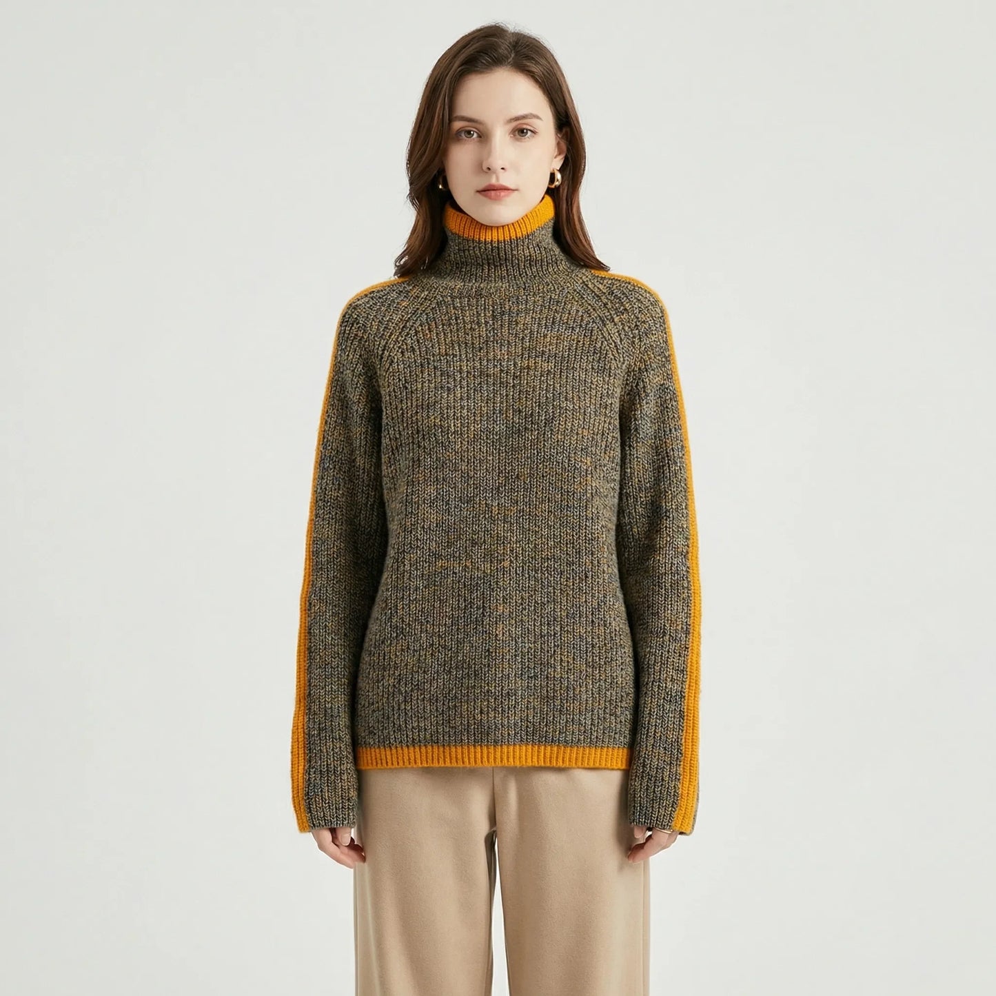 Locker Geschnittener Rollkragenpullover - Ayleen