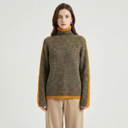 Locker Geschnittener Rollkragenpullover - Ayleen
