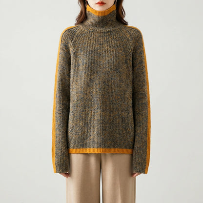Locker Geschnittener Rollkragenpullover - Ayleen