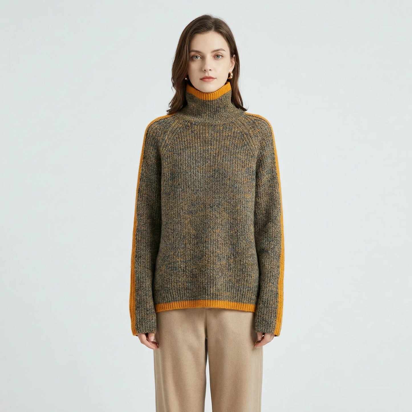 Locker Geschnittener Rollkragenpullover - Ayleen