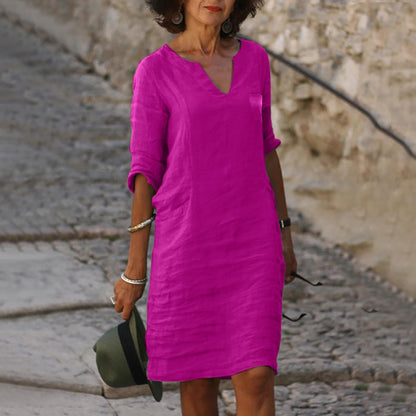 Locker Geschnittenes Sommerkleid - Janina