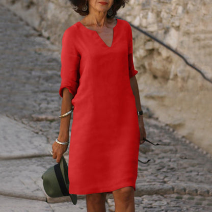 Locker Geschnittenes Sommerkleid - Janina