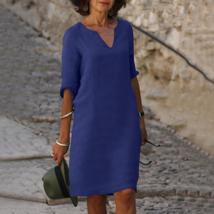 Locker Geschnittenes Sommerkleid - Janina