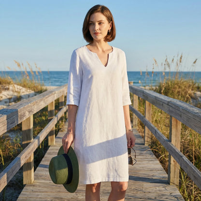 Locker Geschnittenes Sommerkleid - Janina