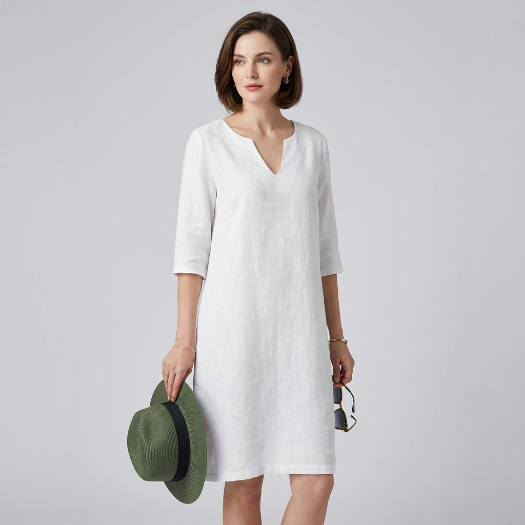 Locker Geschnittenes Sommerkleid - Janina