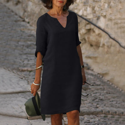 Locker Geschnittenes Sommerkleid - Janina