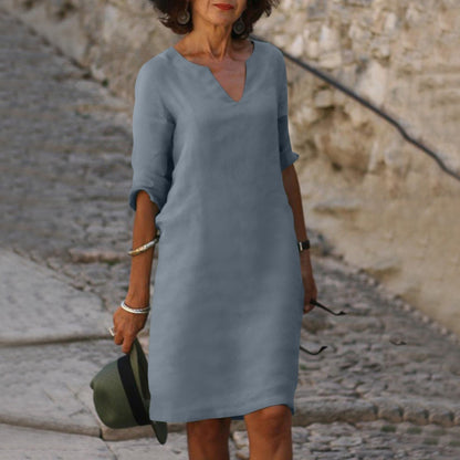 Locker Geschnittenes Sommerkleid - Janina