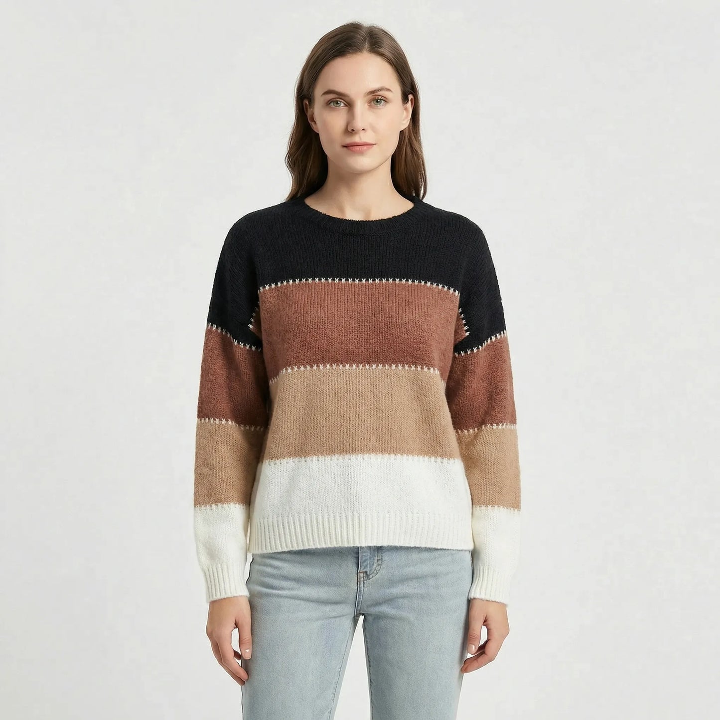 Locker Sitzender Damenpullover - Josefine