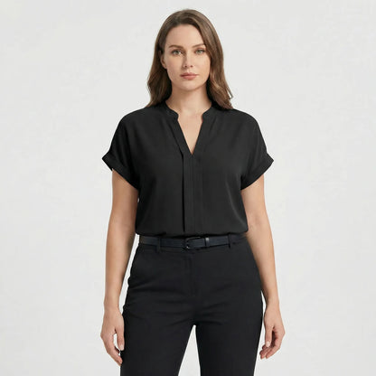 Lockere Taillierte Damenbluse - Riana