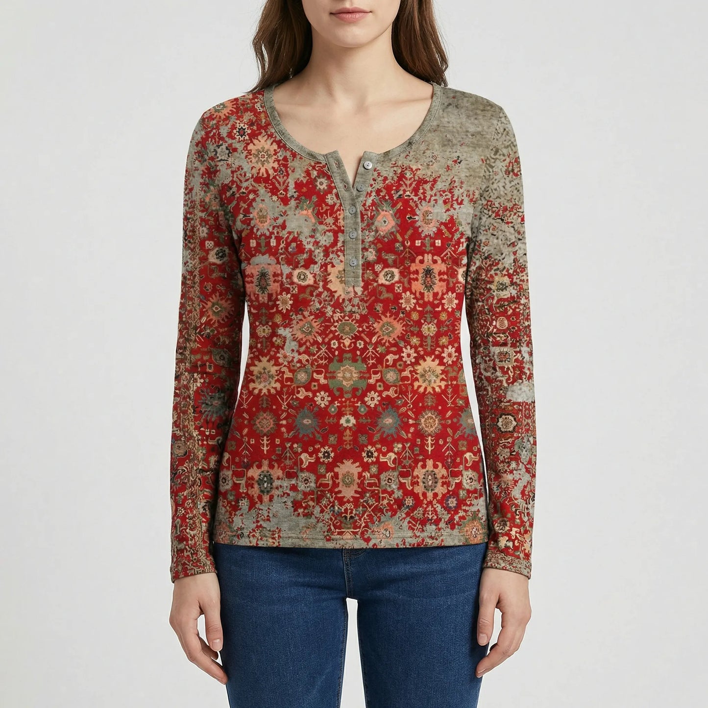Lockerer Damen-Pullover Im Boho-Stil - Constance