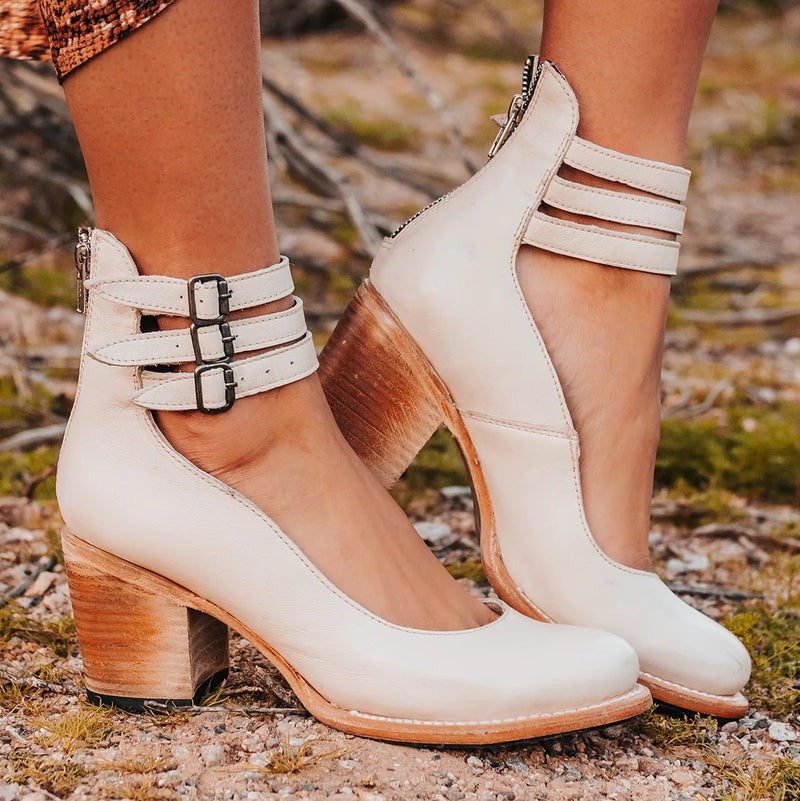 Herbstliche & stilvolle Damen Lederschuhe mit rutschfester Sohle – Amalia